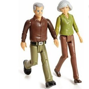 New Beverly Hills Doll Collectio Sweet Li'l Family Grandparents Figures Set.